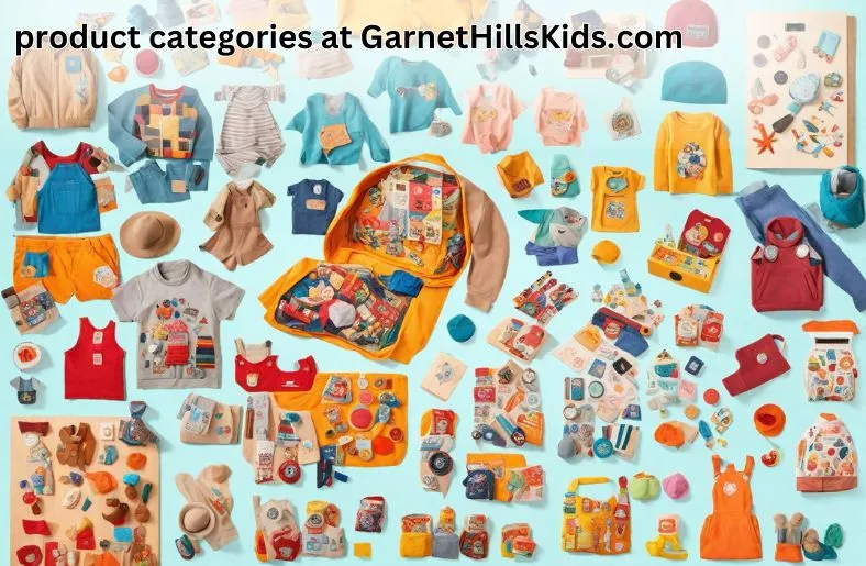 product categories at GarnetHillsKids.com