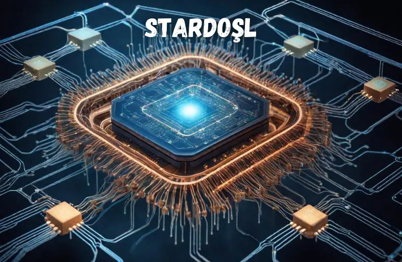 Representation of Stardoşl technology integrating quantum computing and AI